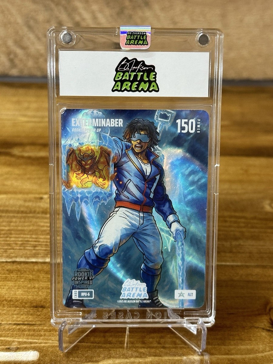 2025 NSCC Bo Jackson Battle Arena Exterminaber Rookie Power Up Alt Promo