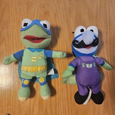 Disney Muppets Kermit & Gonzo Superhéroe Peluche Juguetes Lote 2 Pequeños Just Play