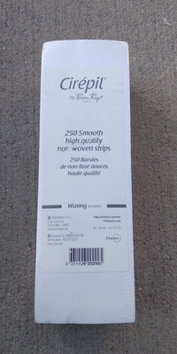 Cirepil Waxing 250 Smooth High Quality Non Woven Strips NEW Sealed