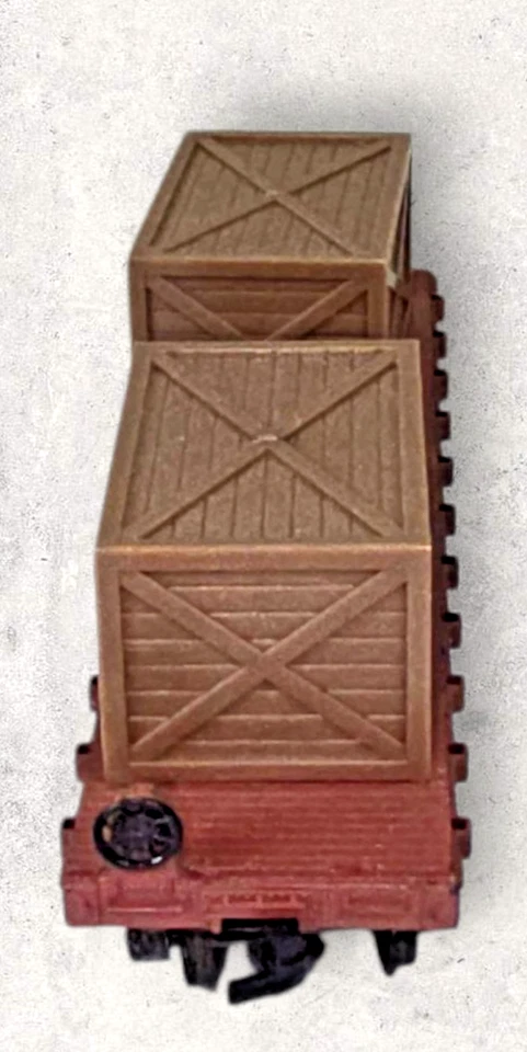 Vintage Lot of 4 HO Gauge Freight Cars Tin Side Reefers Tank Car Flat Car RTR - Image 3 of 4