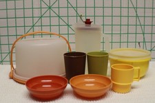 Vintage 8 Piece Tupperware Toys