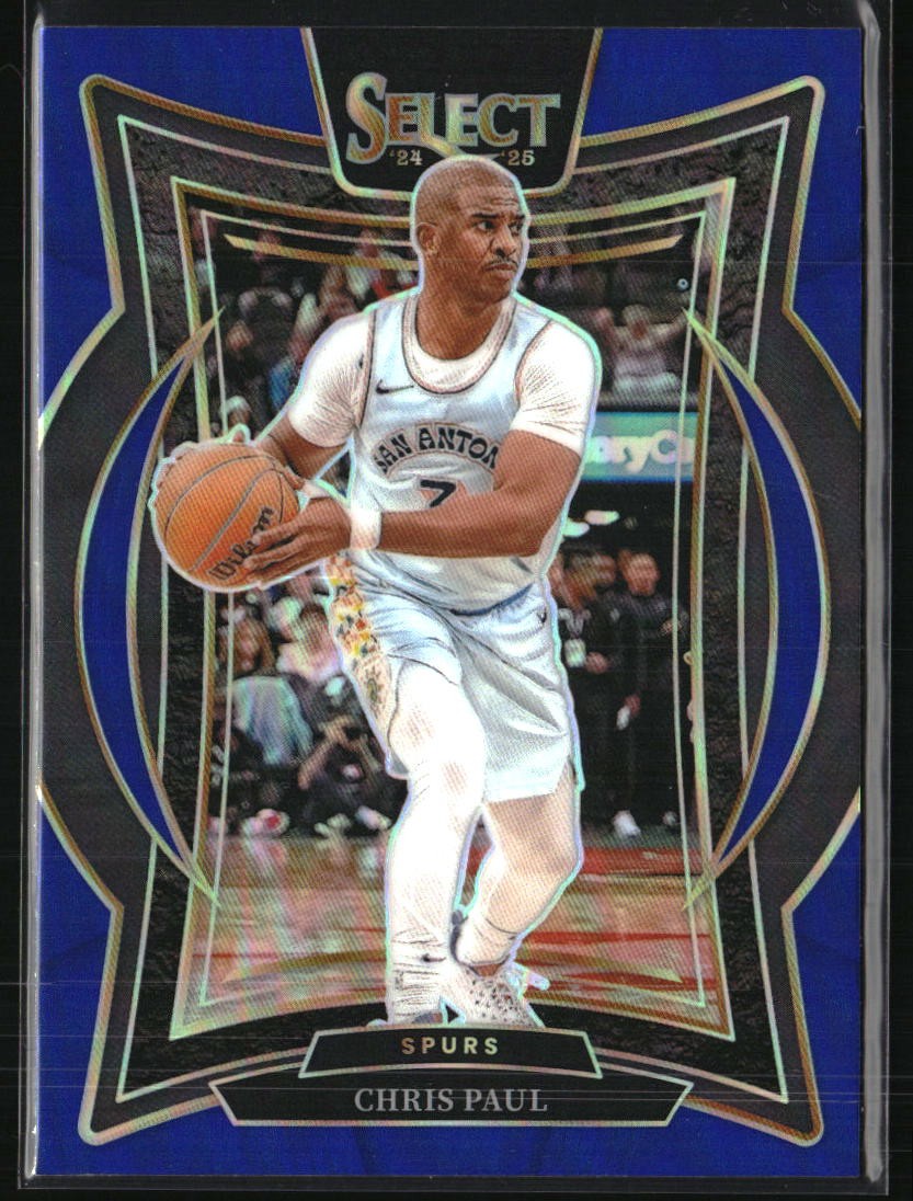 2024-25 Panini Select #22 Chris Paul Blue Prizm