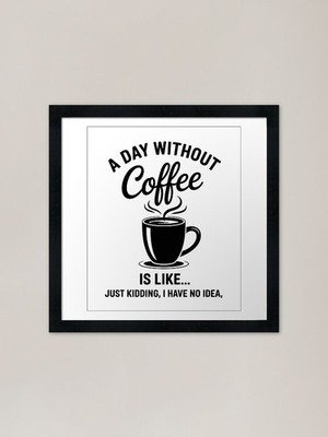 Kaffeeliebhaber Gerahmter Kunstdruck Gerahmtes Wandbild Poster Leinwanddruck Bild