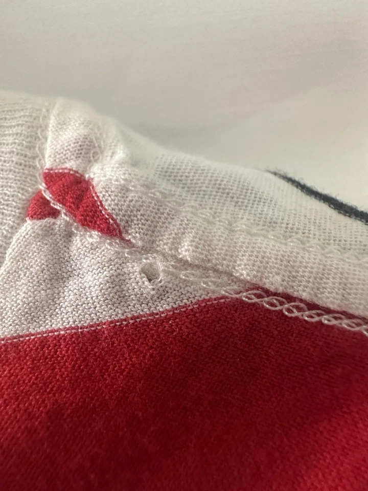 Camiseta sin mangas Allsaints Imogen a rayas talla grande retro Foto 3 de 4