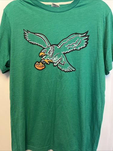 T-shirt Philadelphia Eagles NFL Homage Kelly verde grafica logo uomo L - Foto 2 di 5