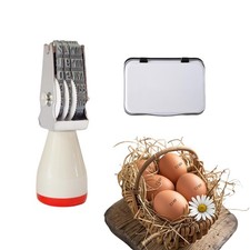 Egg Date Stamp Kit with Ink Pad, Month and Day Stamper for Farm Fresh Eggs Chick