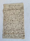 CIVIL WAR HAMPTON’S LEGION PVT McHUGH LETTER CAMP CONNORS VA  MANASSAS JUNCTION
