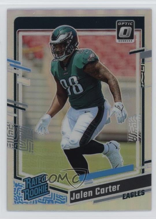 2023 Panini Donruss Optic Rated Rookie Holo Prizm Jalen Carter #281 1o3q