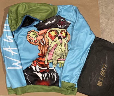 Mutant Ape Yacht Club x 10KTF Hoodie -- unique 1/1 WAGMI-San Rare Size L
