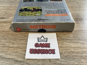 Metroid Nintendo NES Complet PAL FRA FAH HOL