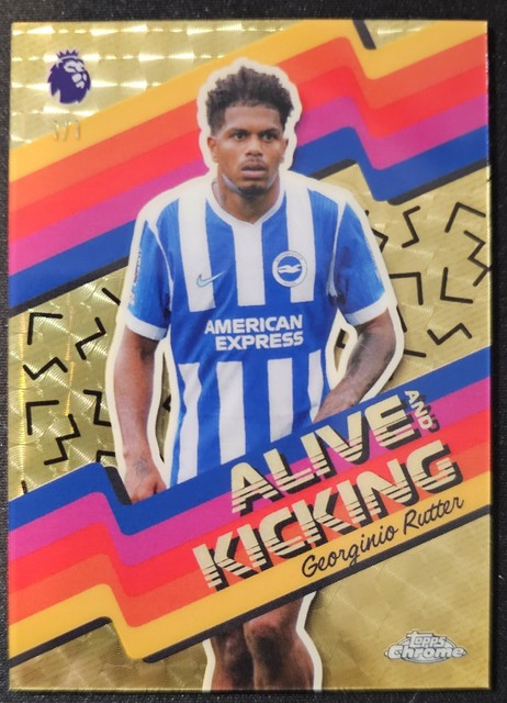 2025-26 Topps Chrome Premier League Georginio Rutter Superfractor 1/1