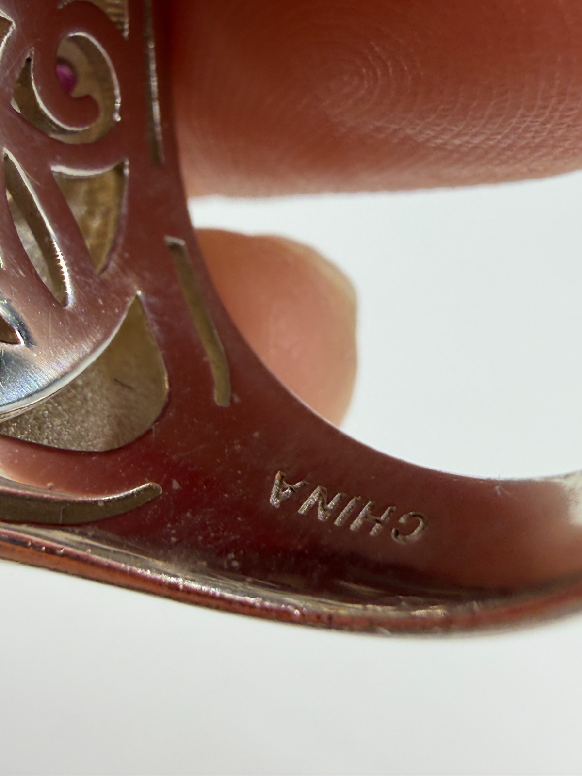 Sterling Silver Ring BBJ Designer Opal Ruby Clust… - image 5