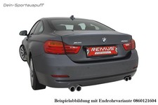 Remus Duplex Sportauspuff BMW 4er 420d F32 F33 F36 Coupe Cabrio je 2x76mm