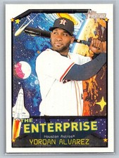 2026 Topps Heritage Yordan Alvarez The Enterprise Insert #TE-YA Houston Astros