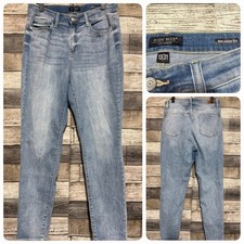 Judy Blue Jeans Womens 13/31 Relaxed Fit Blue Stretch Denim Mid Rise Inseam 29 