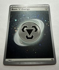 Pokemon TCG Metal Steel Energy Cosmos Holo 008 Scarlet & Violet 151 4 SWIRLS