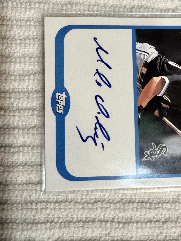 2006 Topps Series 1 White Sox Magglio Ordonez Autograph Card #TA-MO - Image 2 of 4