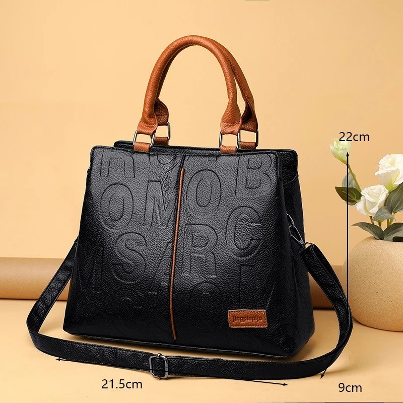 Luxury Designer Women's Handbag Leather Shoulder Crossbody Women Bag Tote Large 8