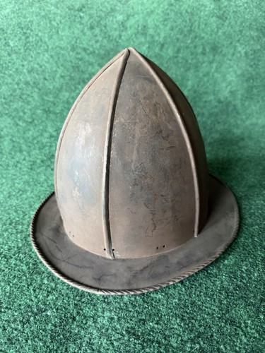 Victorian Era or Old Reproduction Cabasset Metal Helmet