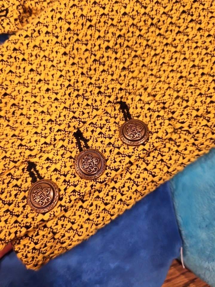 Zara Women Tweed Crop Jacket Size L New With Tag - Image 3 of 4