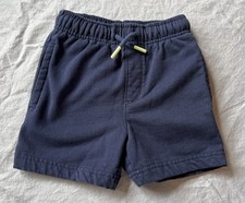 Tommy Bahama Boys Navy Blue Cotton Cloth Shorts Size XS 4  Pockets Drawstring