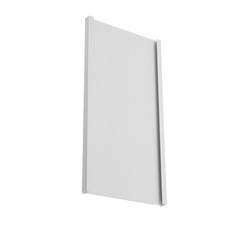 Name Plate Holder: Aluminum Office Nameplate Holder - Wall or Door Mount Name