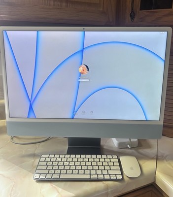 Apple iMac 24'' (256GB SSD, Apple M1, 3.20GHz, 8GB, 8-Core GPU) Blue - April 2021