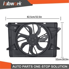 Labwork Cooling Fan Assembly For Chrysler Pacifica Voyager 2017-22 68217321ac Labwork Cooling Fan Assembly For Chrysler Pacifica Voyager 2017-22 68217321ac