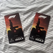 Formula 1 F1 2025 IMAX Collectible Ticket Regal Cinemas Souvenir Brad Pitt  (1)