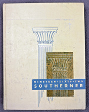University Of Southern Mississippi USM The Southerner 1962 Yearbook No Signature