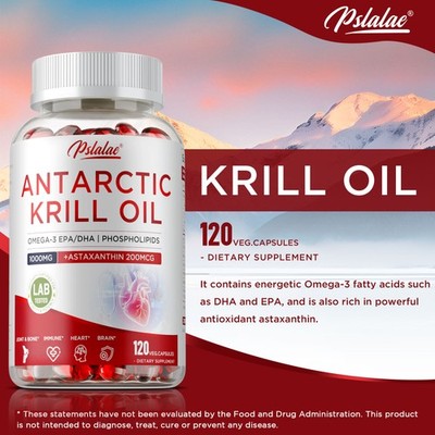 Antarktisches Krillöl   Omega-3 EPA, DHA   Gesundheit Von Gelenken Und Knochen