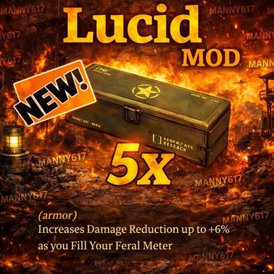 FALLOUT 76 PS4 / PS5   LUCID LEGENDARY MOD ×5 
