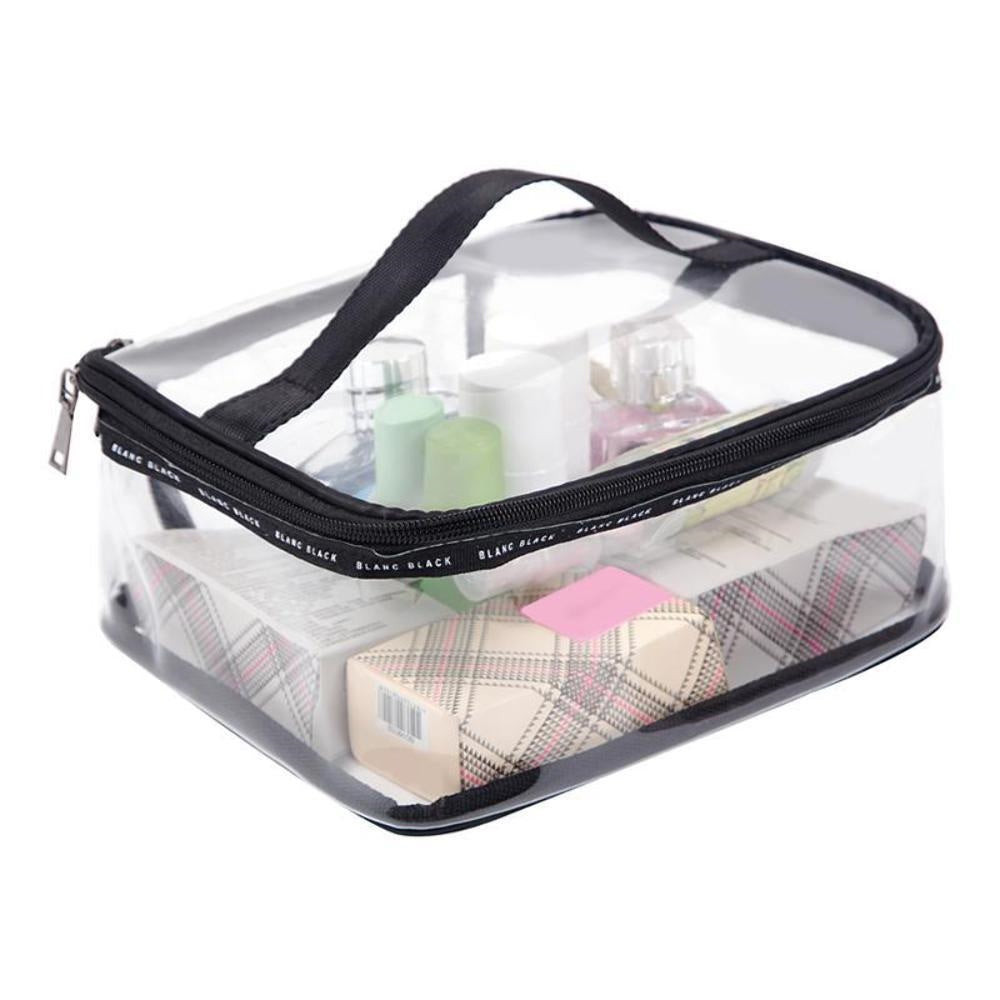 Women Large travel Waterproof PVC Transparent Cosmetic Bags Clear Organizer Pouc