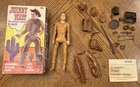 Marx Johnny West Vintage Movable Cowboy with MOD Cactus Box and Accessories