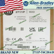 New in Box AB 2711P-T6C20A/D PanelView Plus T...