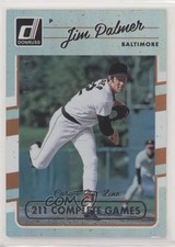 2017 Panini Donruss Stat Line Career 123/211 Jim Palmer #181 HOF 0q3