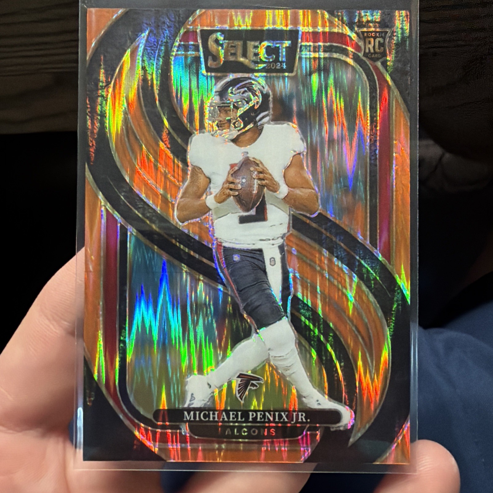 2024 PANINI SELECT ORANGE SHOCK #110 MICHAEL PENIX JR. ROOKIE RC #275/399