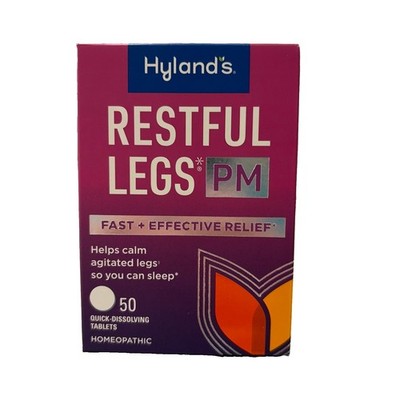 Hyland s Restful Legs PM, 50 Tablets, Homeopathic, Calms Agitated Legs EXP 2028