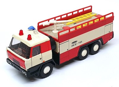 Czechoslovakia Brand 1/43 Scale 001392 - Tatra 815 Fire Truck - Red/White/Grey