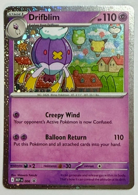 Drifblim - 006 (Cosmos Holo) 006 Me: Mega Evolution Promo Holo