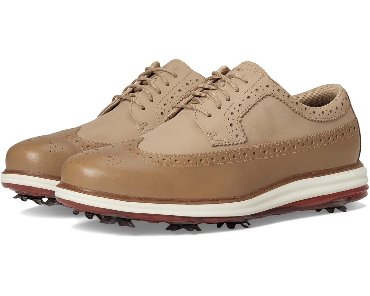 Cole Haan Original Grand Tour Golf Waterproof Shoes Birch Beige