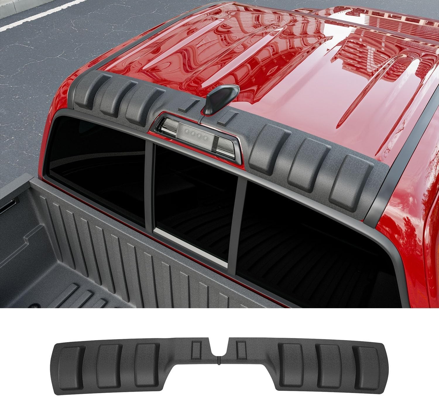 For 2016-2023 Toyota Tacoma Rear Roof Protector Truck Cab Roof Protector Spoiler