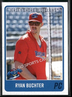 2025 Jersey Shore BlueClaws Ryan Buchter Phillies PC Minor League