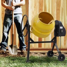 63L/120L Electric Cement Mixer Portable Concrete Mortar Mixing Machine Plaster