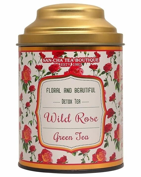Boutique Wild Rose Green Tea 100 Gm | Real Rose Petals Blend
