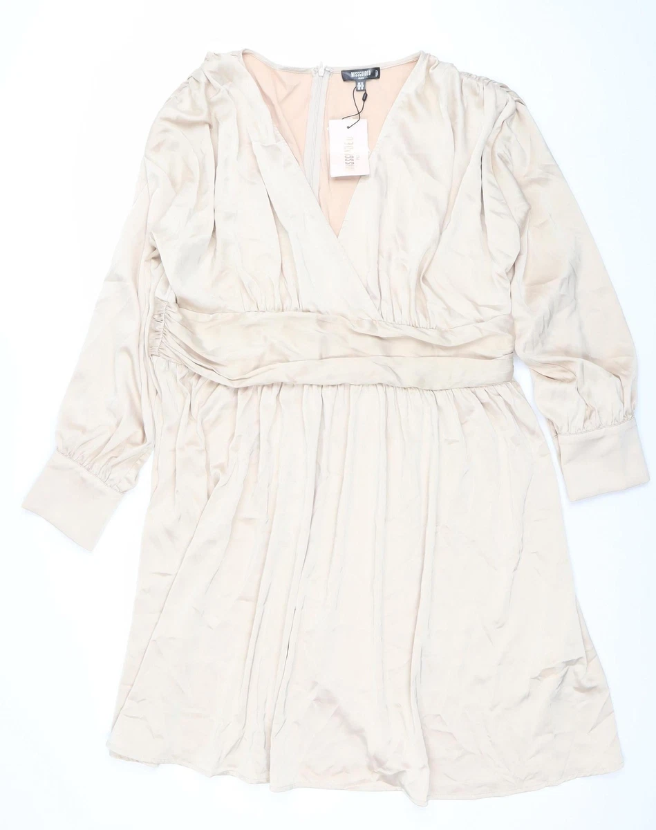 Beige Missguided Wrap Dresses for sale