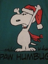 NWT - Peanuts Snoopy PAW HUMBUG Youth Size XS...