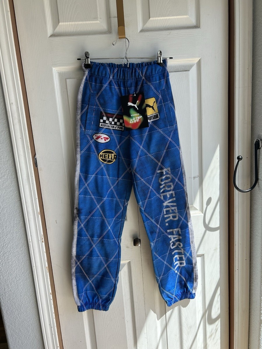 NWT Men's Puma x ASAP Rocky AWGE Clyde Blue Quilted Sweatpants