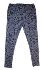 Lularoe Leggings Womens Size Large High Waist Ankle Length Stretchy Floral Print