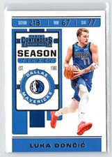 2019-20 Panini Contenders #73 Luka Doncic Playoff Ticket #/199